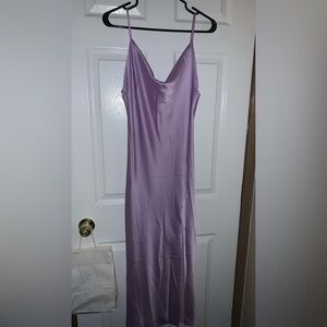 Silky slip dress